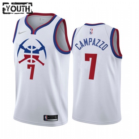 Camiseta Niños Denver Nuggets Facundo Campazzo 7 2020-21 Earned Edition Swingman